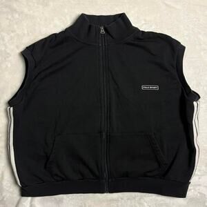 Ralph Lauren Polo Sport Golf Vest Men's Extra Large Full Zip Cotton Blend Mock